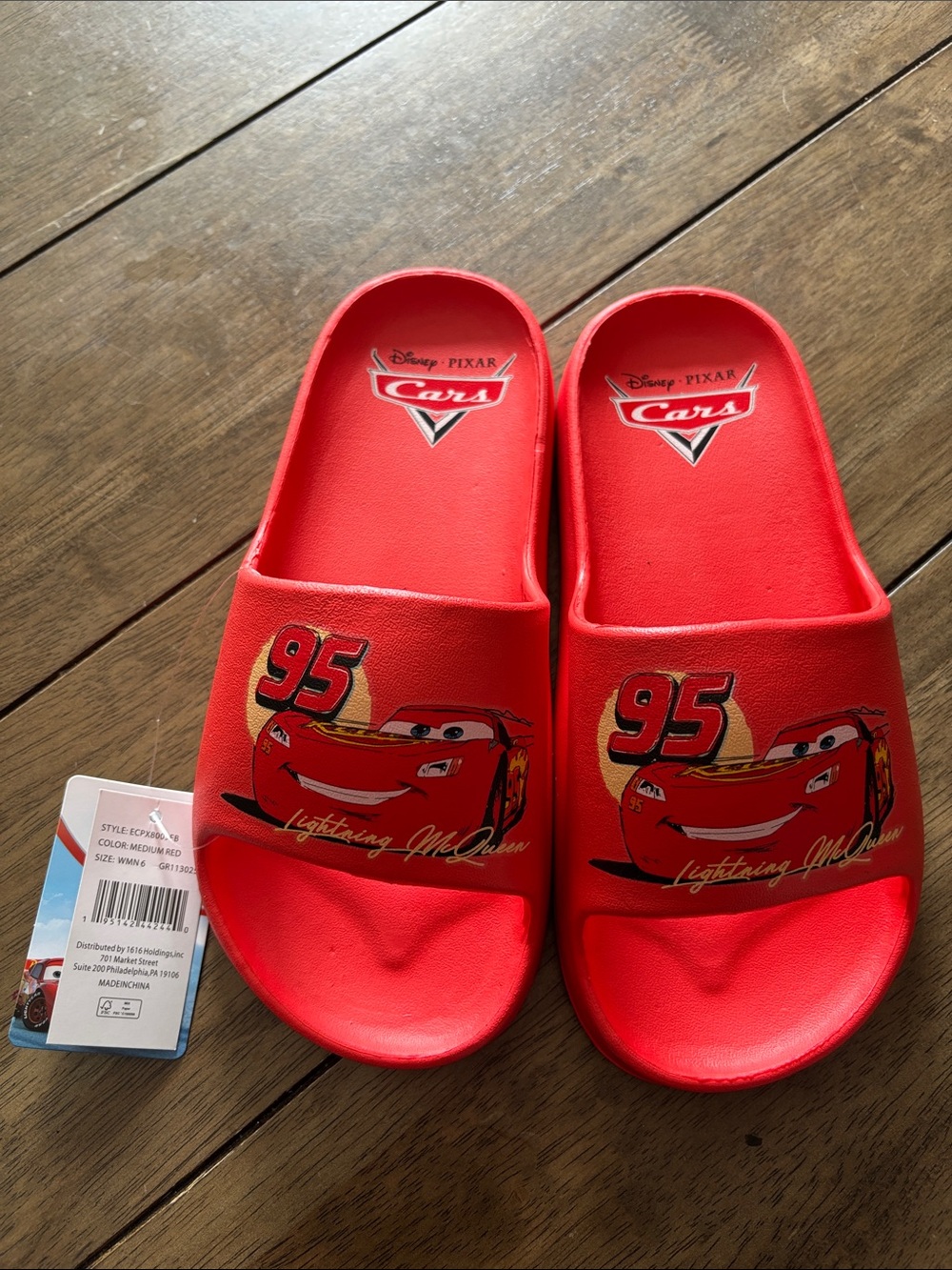 Lightning McQueen Slide Sandals